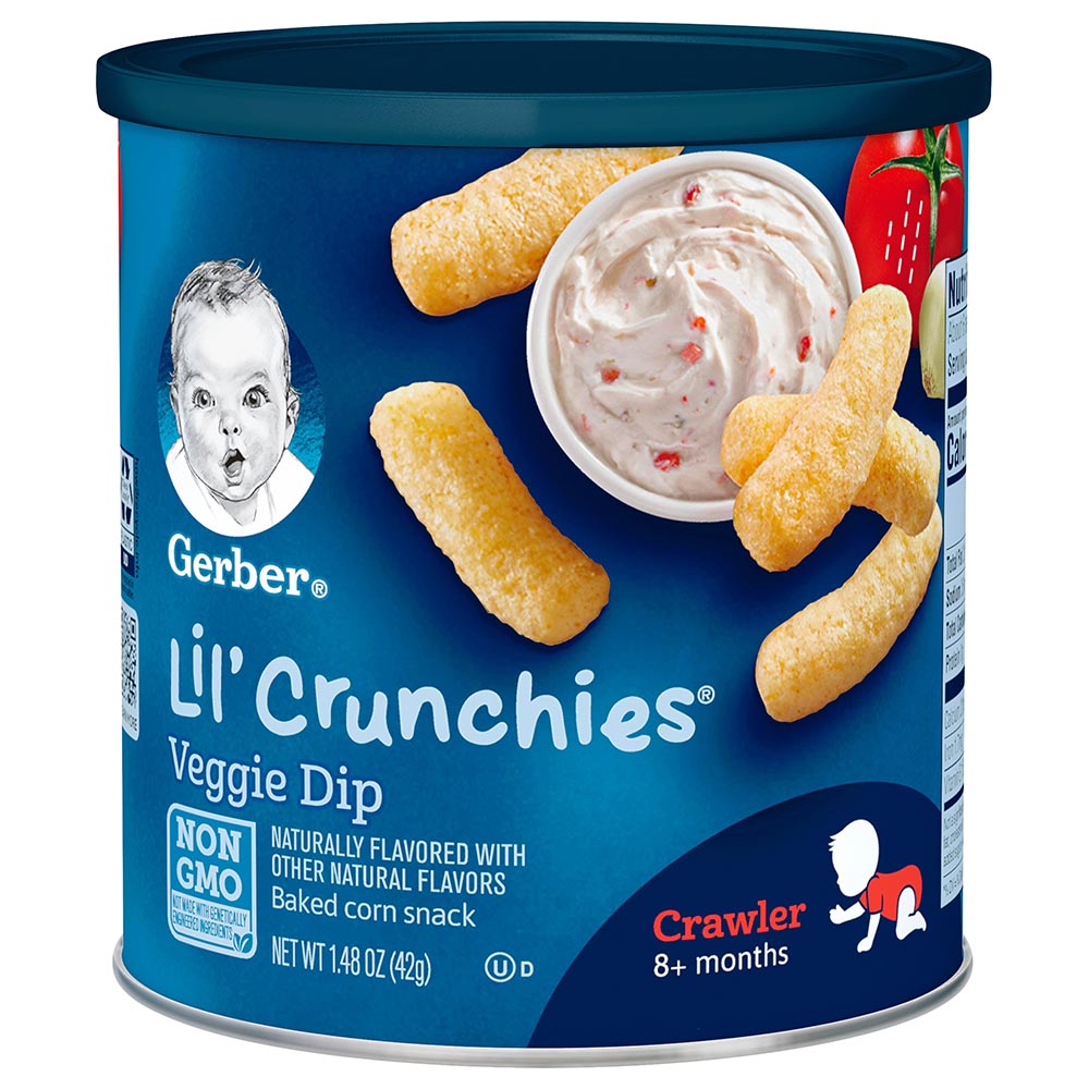 Gerber - Lil' Crunchies Veggie Dip Crawler 42g | Buy at Best Price from ...