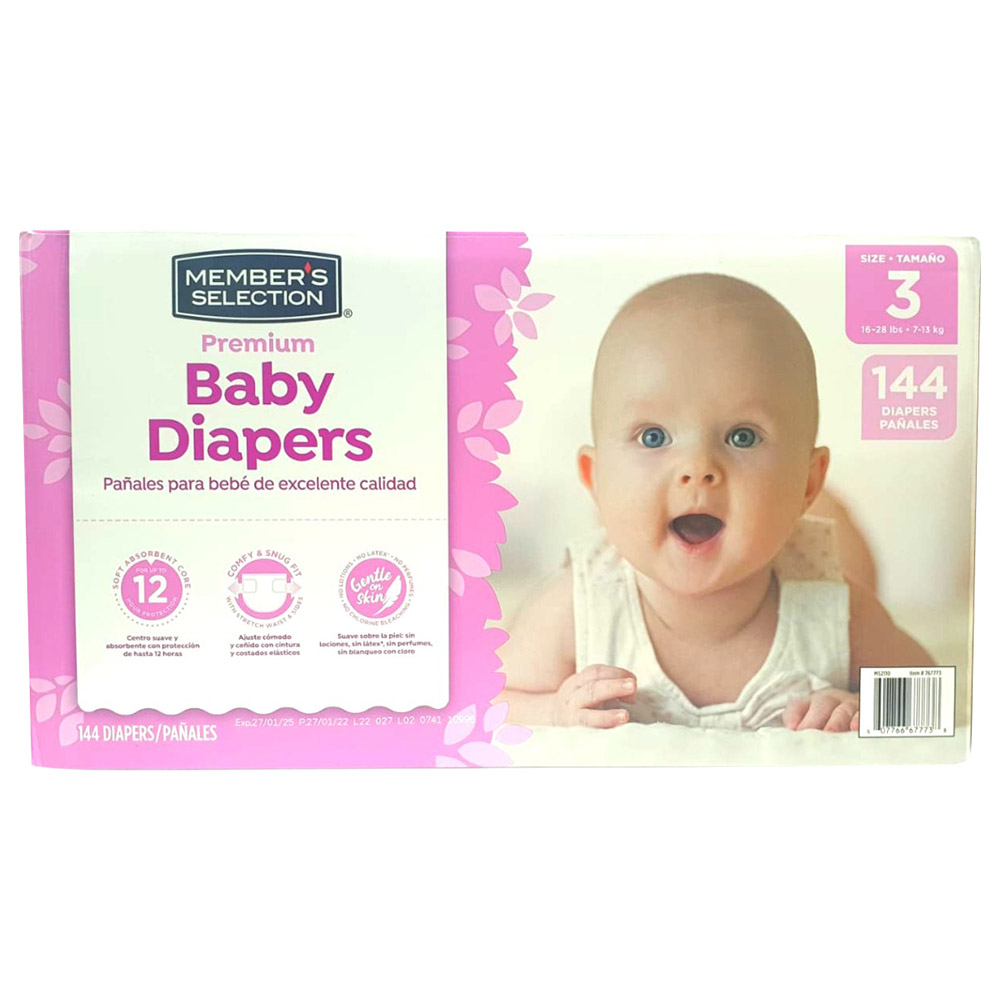 Size 3 hot sale baby diapers