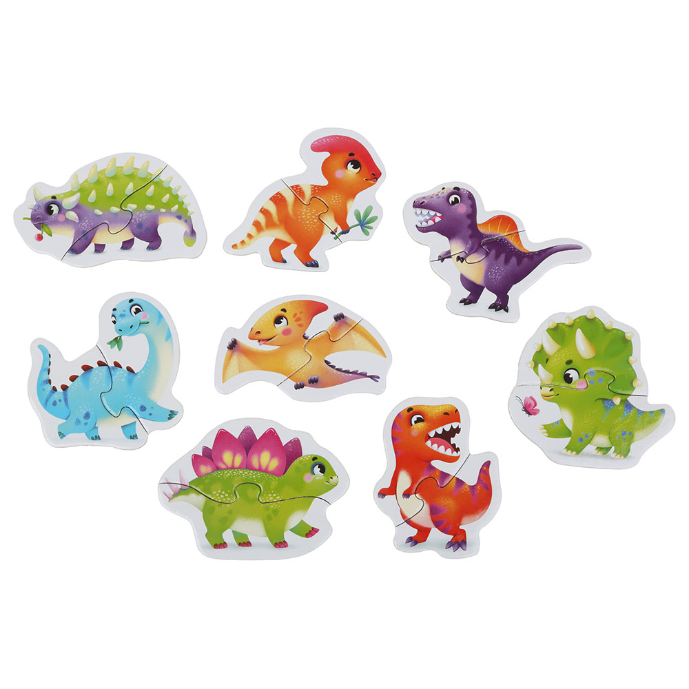 Puzzlika - 8-in-1 Happy Dinosaurs Mini Puzzles | Buy at Best Price from ...