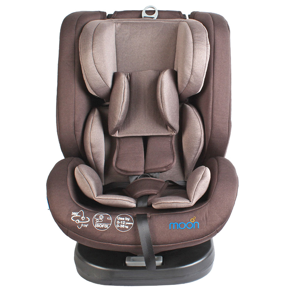 NANIA - One360 Rotating Isofix Carseat 0 - 12y Up to 36kg - Grey