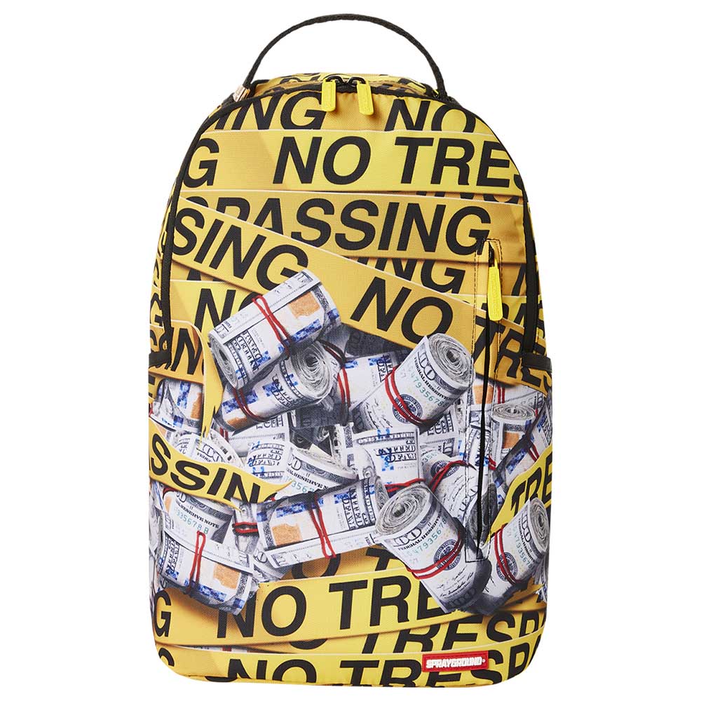 Sprayground - No Trespassing Money Stashed Dlxsr Backpack - 18-Inch