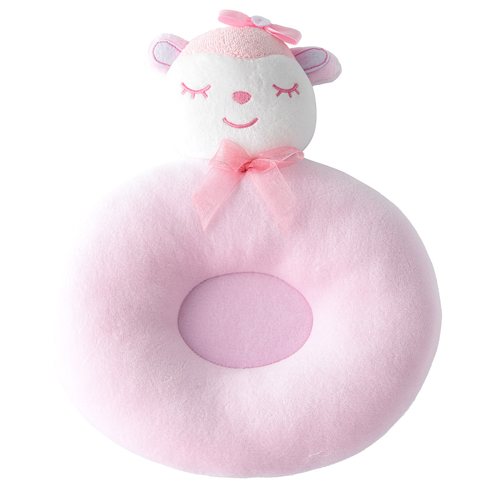 Pink baby hot sale pillow