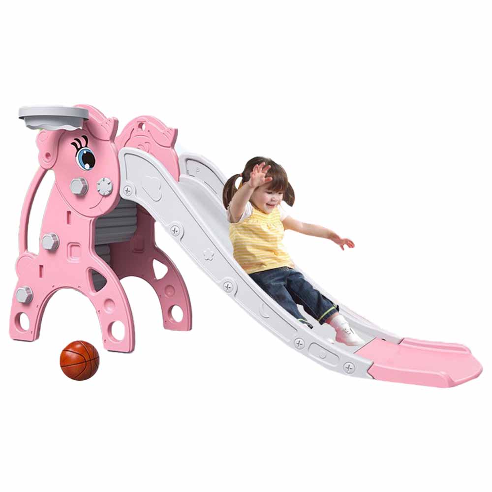 Little tikes slide with basketball hoop on sale
