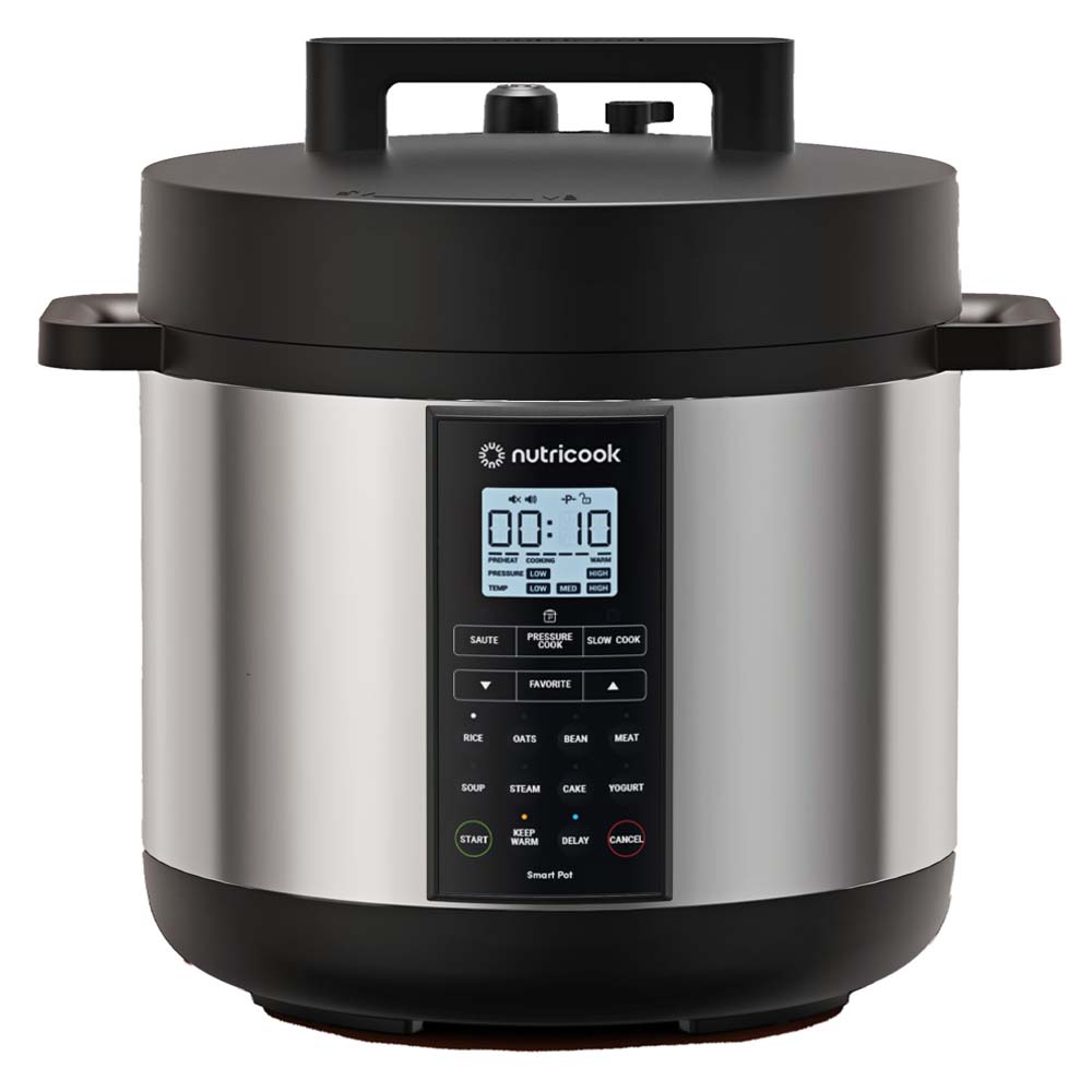 Nutricook - Prime Smart Pot 2 1200W 8L - Brushed Stainless Steel