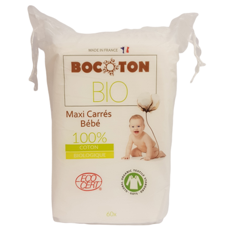 Bio cotton pads for baby, 60 pieces from Bocoton delivered