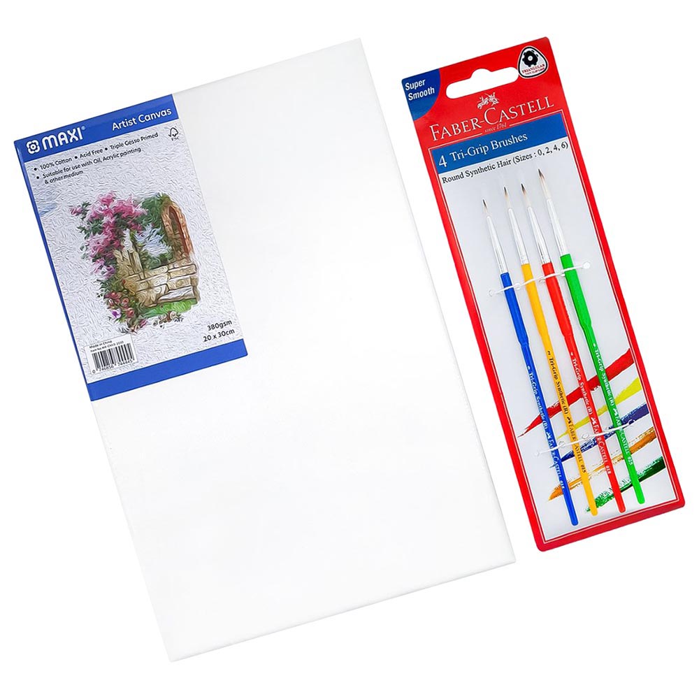 Acrylic Paint Board Set - 4pc