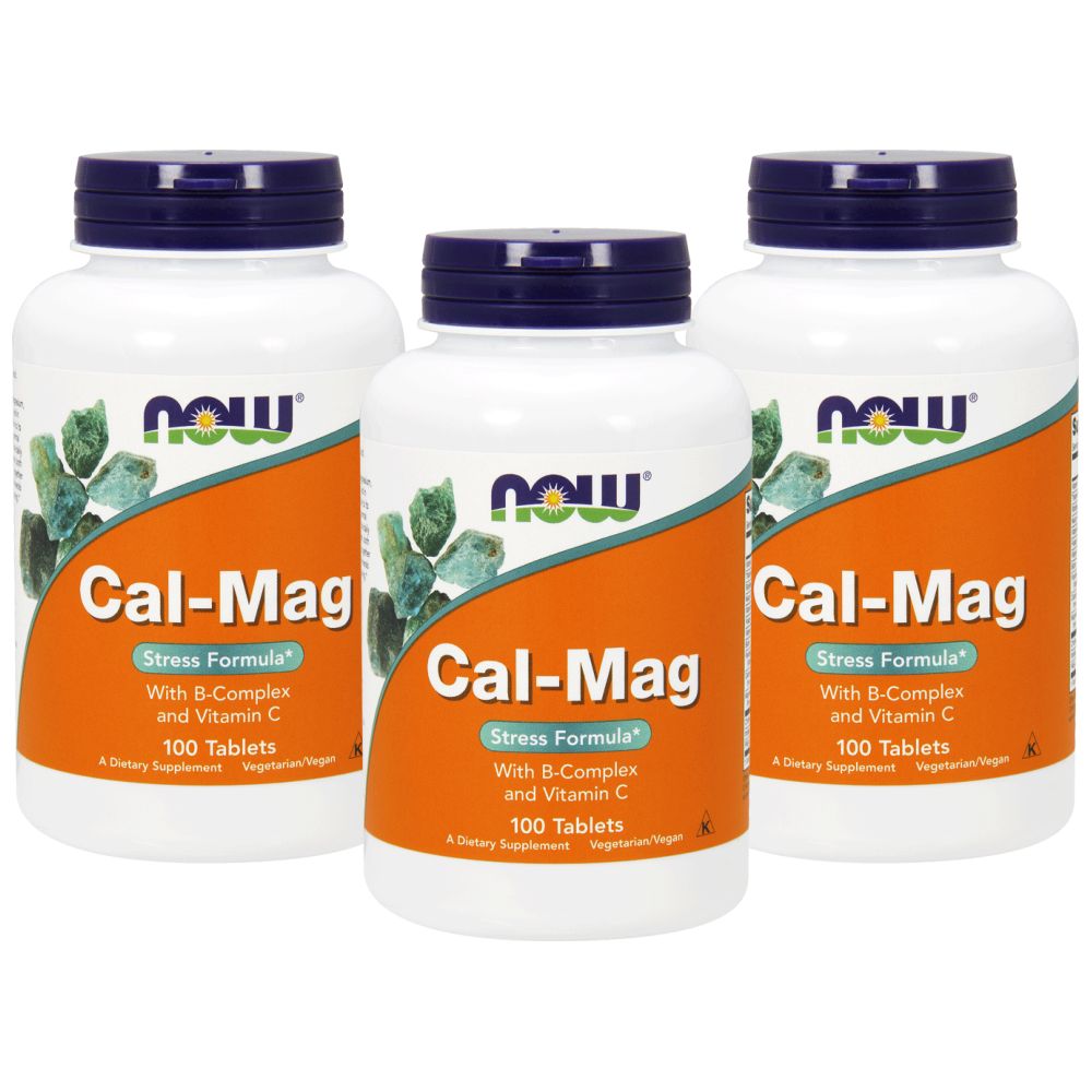 Now Foods Cal-Mag Stress Formula 100 Tablets Pack of 3 | Buy at Best ...