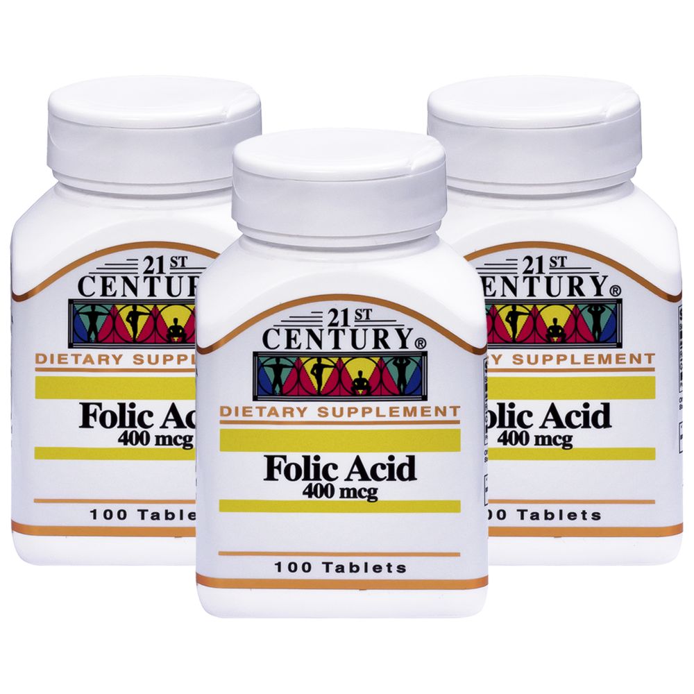 21st Century Folic Acid 400mcg 100 Tablets Pack Of 3 Buy At Best   Nhcl Mtc22603x1x3 21st Century Folic Acid 400mcg 100 Tablets Pack Of 3 1622913678 