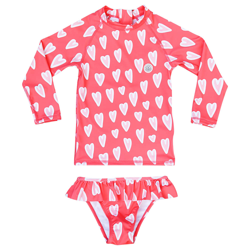 Badawii Beachwear Girl 2pc Set Summer Love Red
