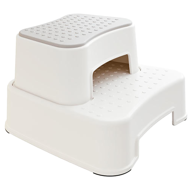 Bumble & Bird - Kid's Portable Compact Step Stool - White