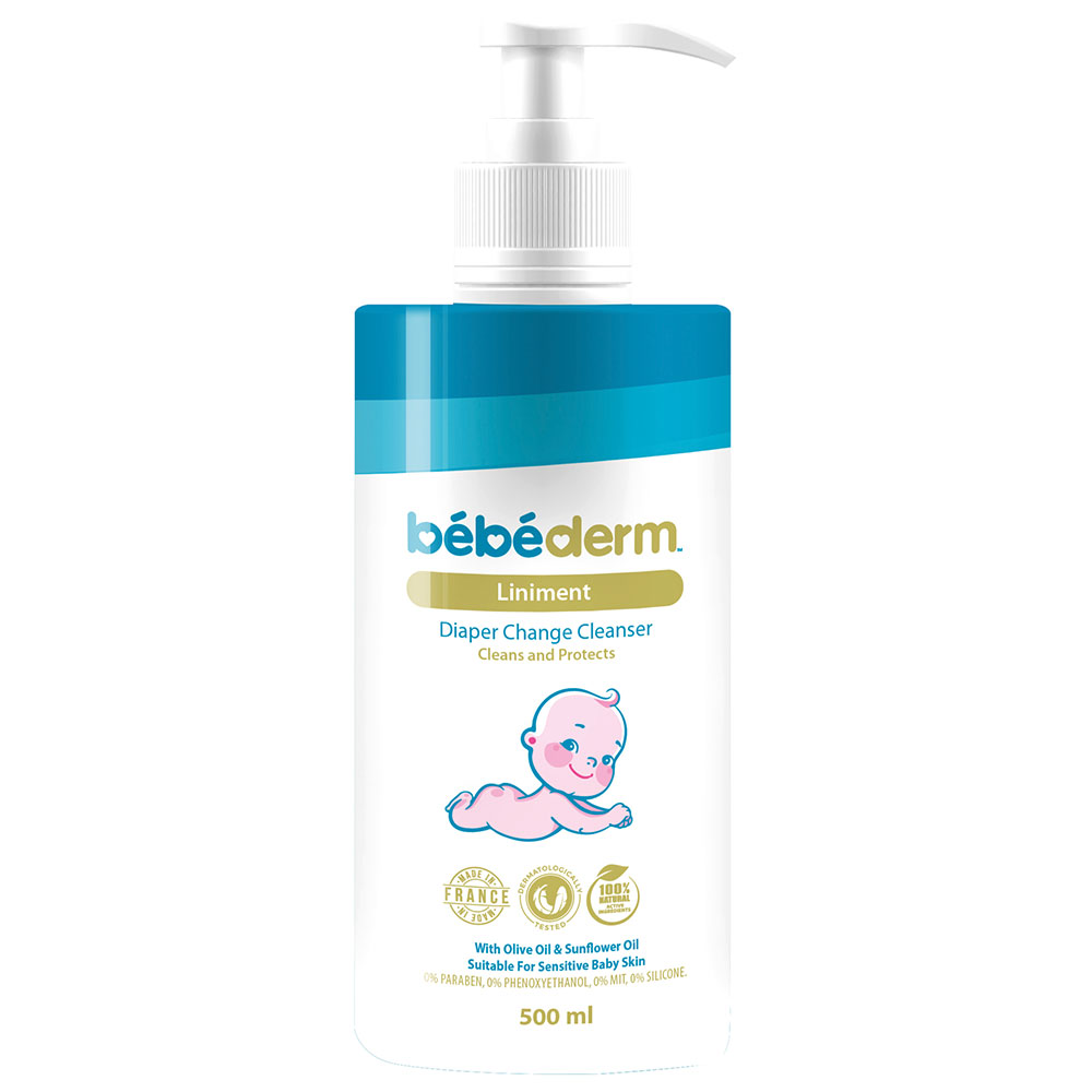 Liniderm Olive oil/limewater emulsion for nappy changing 480ml