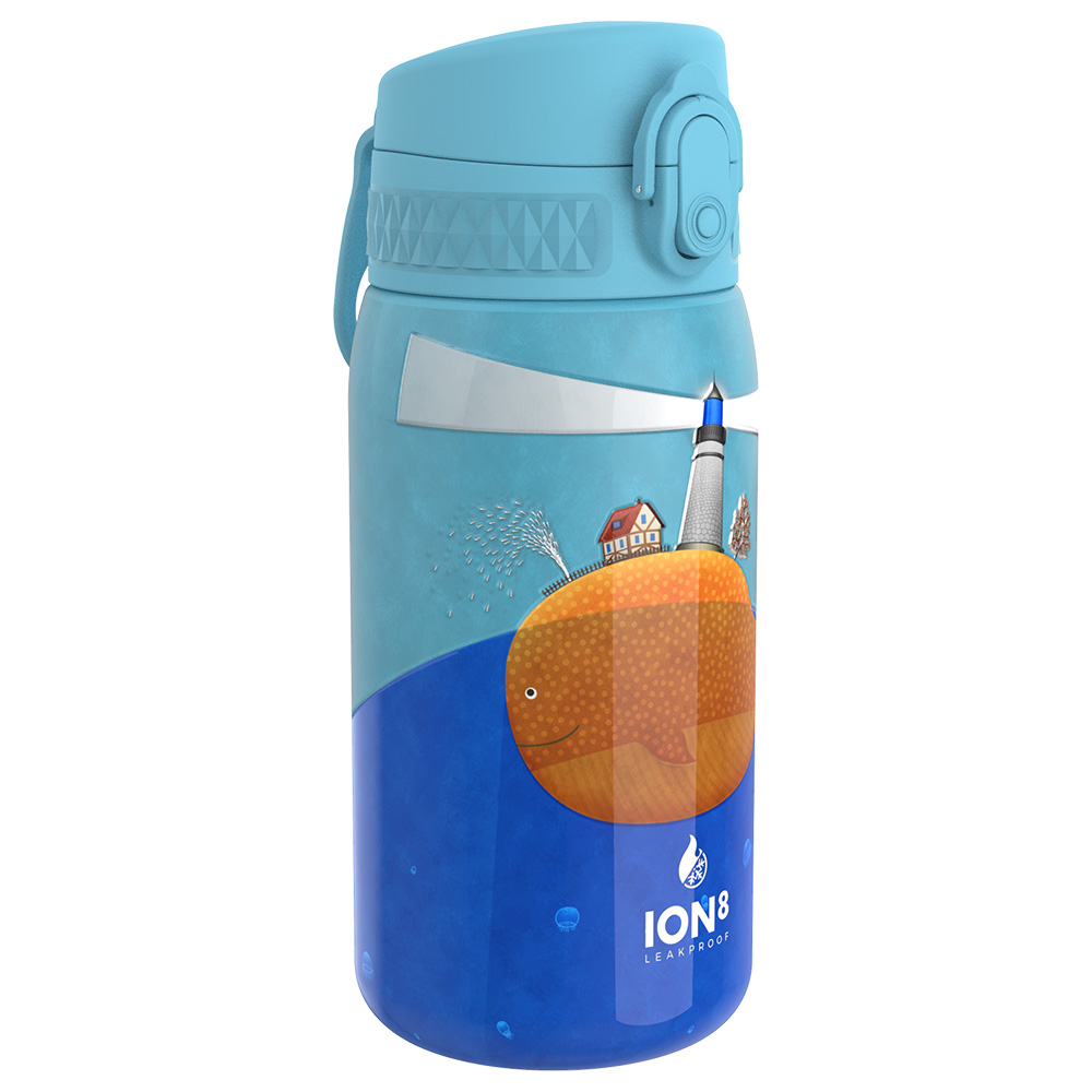 Ion8 - Steel Water Bottle 320ml - Bonnie Blue