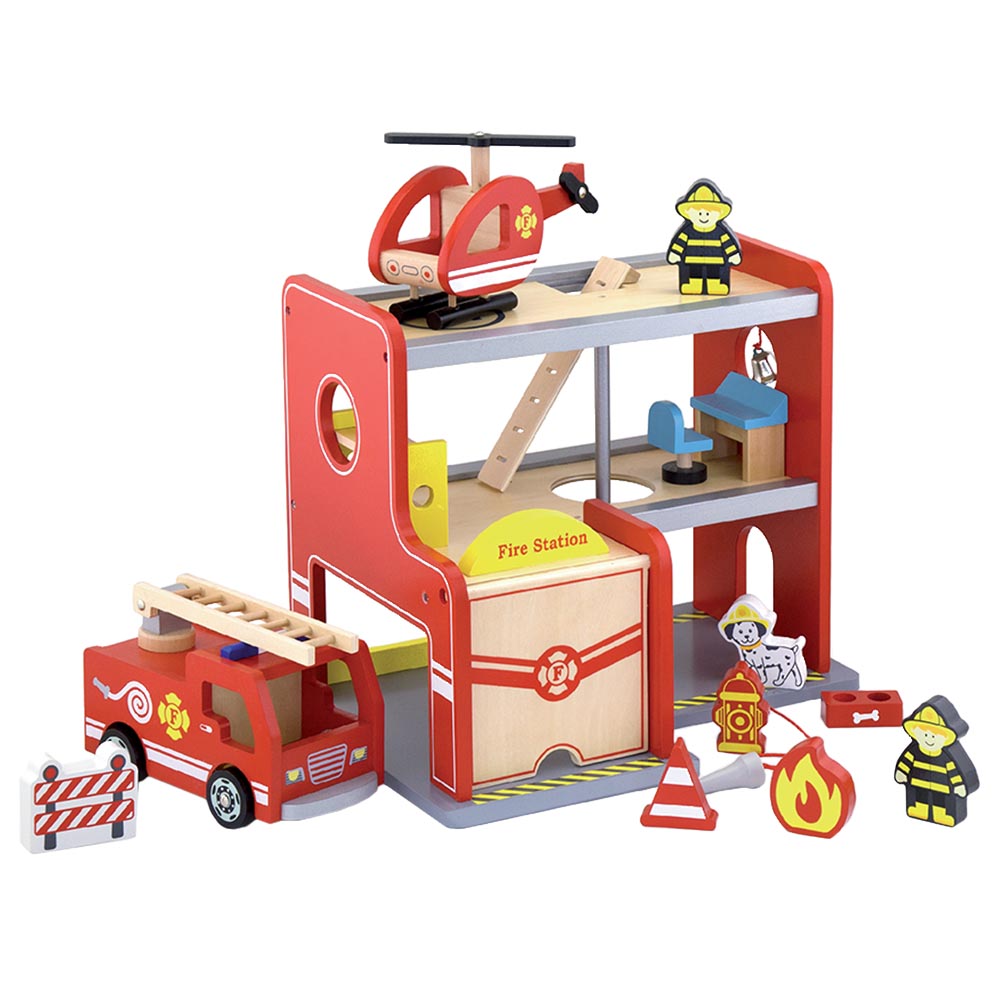 Viga - Fire Station Set + Accessories | Buy at Best Price from Mumzworld