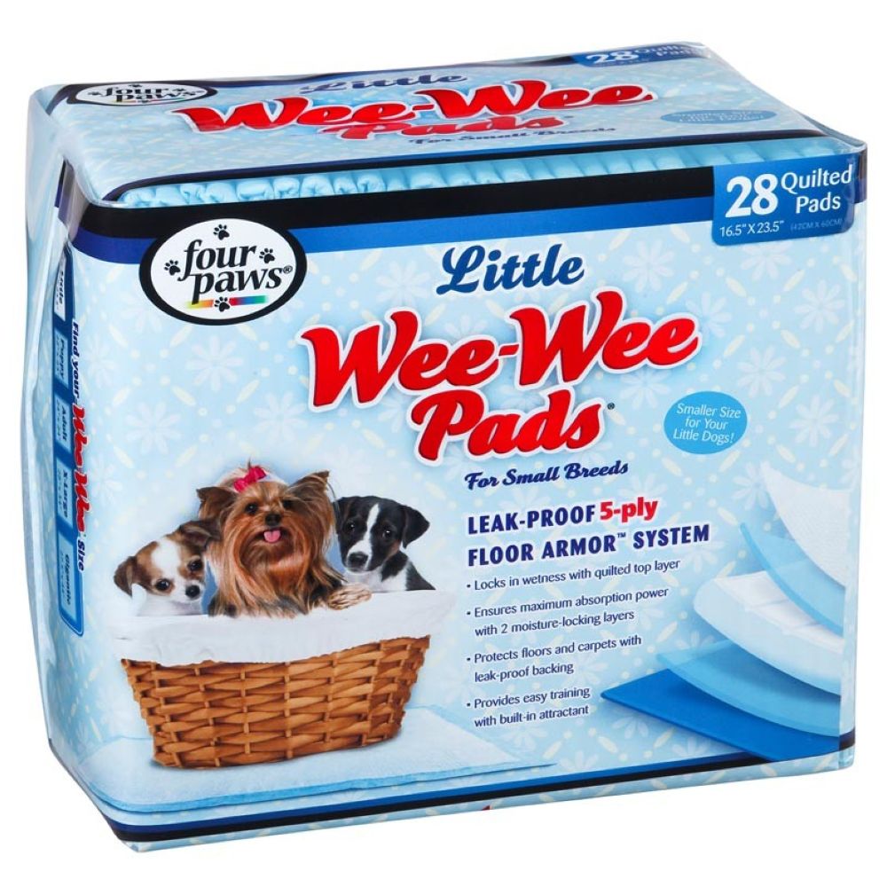 Four Paws Wee Wee Pads for Little Dogs 28pcs Buy at Best Price