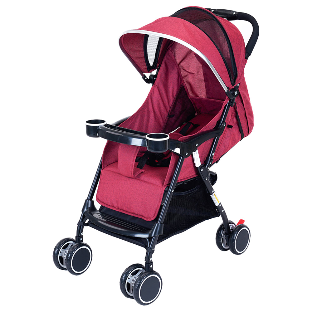 Uniqoo - HY Portable Stroller - Red | Buy at Best Price from Mumzworld