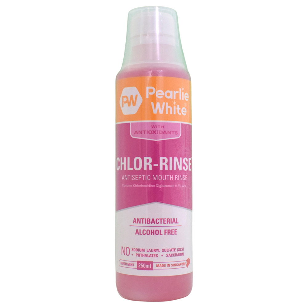 Pearlie White - Chlor-Rinse Antiseptic Mouth Wash - 250ml