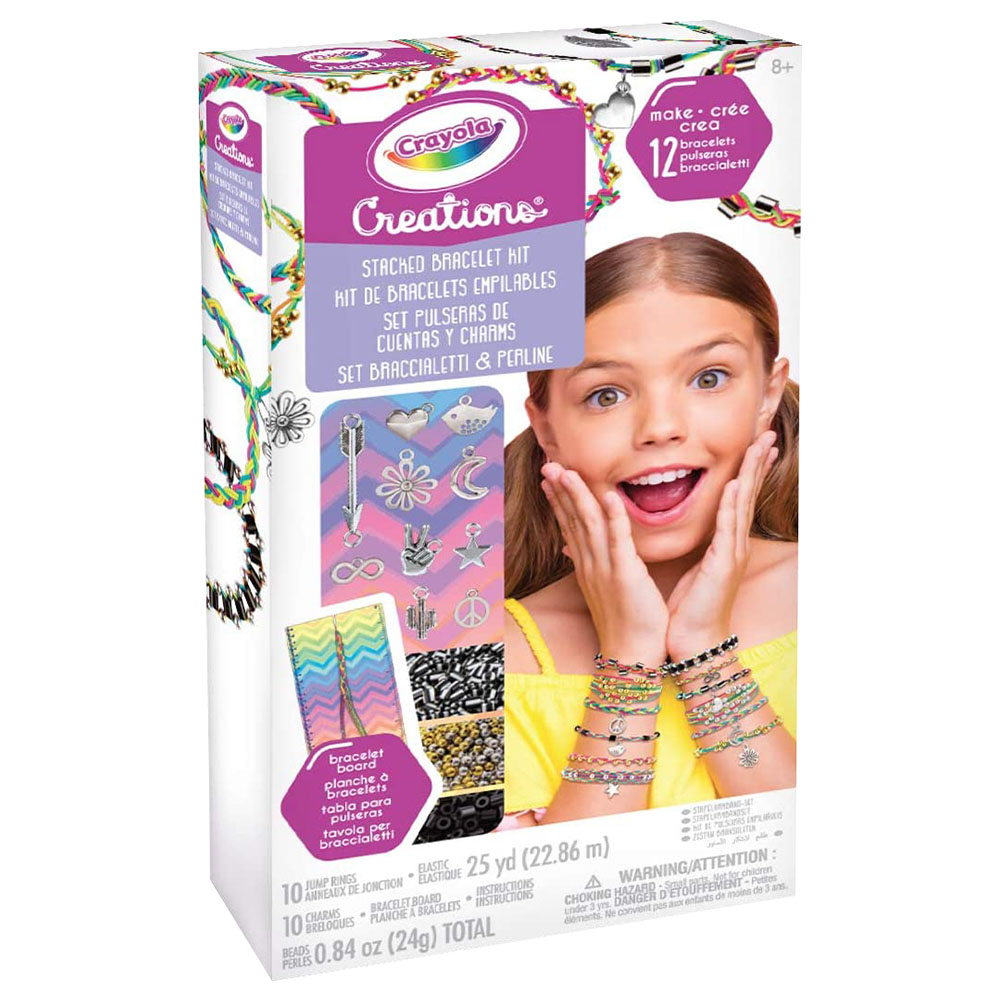 Crayola Creations Stacked Bracelet Kit