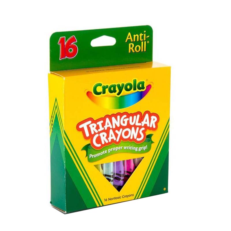 Crayola - 16 Triangular Crayons | Buy at Best Price from Mumzworld