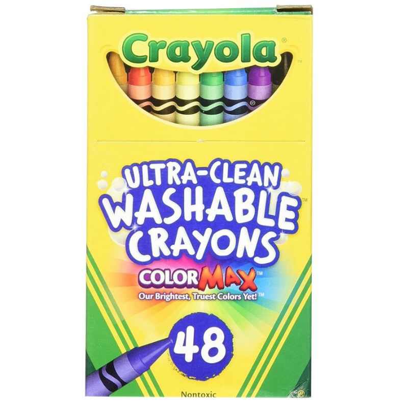 Crayola Crayons, Ultra-Clean Washable, ColorMax, Large - 8 crayons