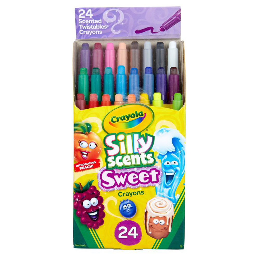 Crayola 529624 Silly Scents Twistables Scented Crayons 24Box - No.1 Branded  Toys Store on lowest price 100% original toys