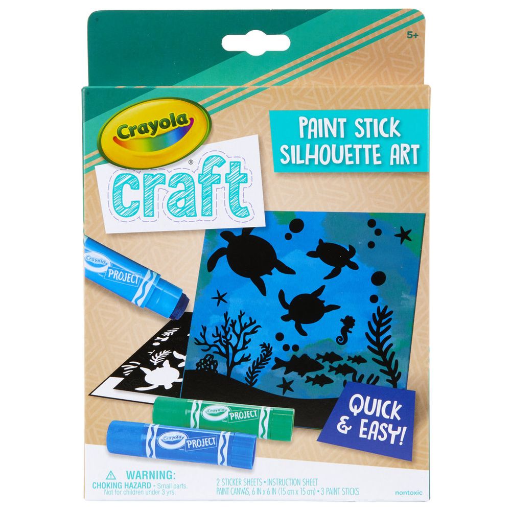 Crayola - Craft - Paint Stick Silhouette Art - Set 3