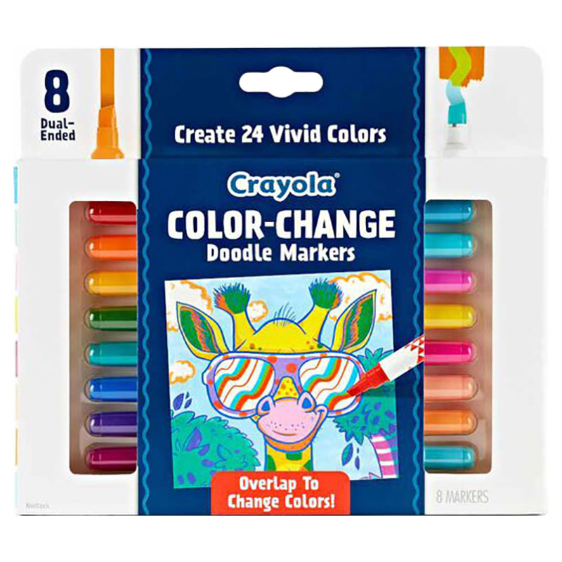 Cra-Z-Art Washable Mini Thick & Thin Broad line Markers, 18 Colors, 3  Scented