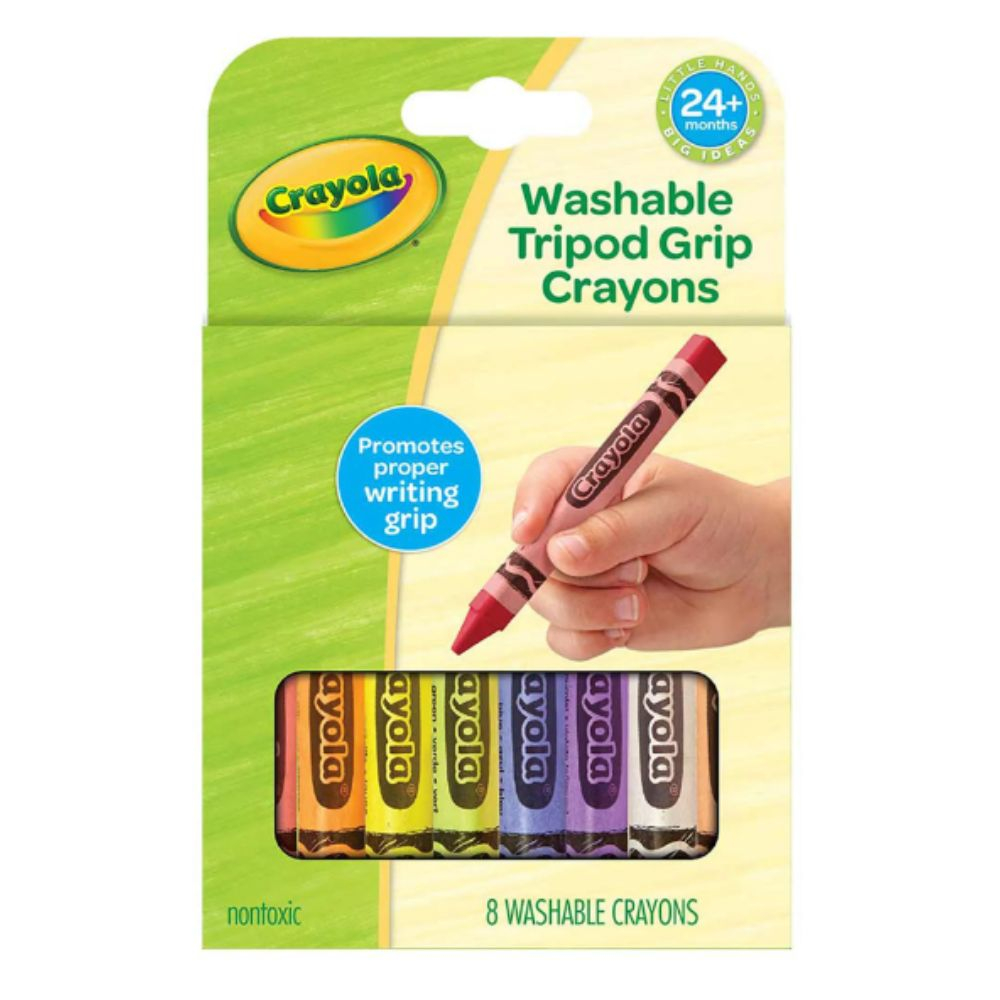 Crayola My First Bath Crayons, Triangular, Washable - 5 crayons