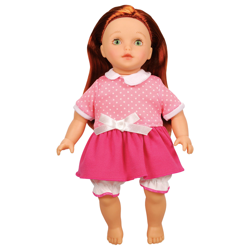 Lotus - Soft-Bodied Caucasian Baby Doll - 11.5-inch - Pink