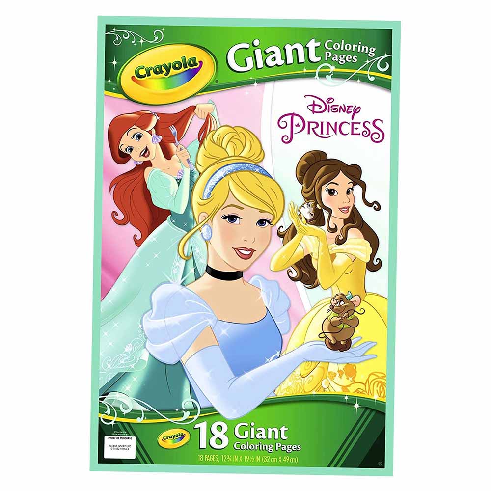 Crayola - Disney Princess Giant Coloring Pages | Buy at Best Price from ...