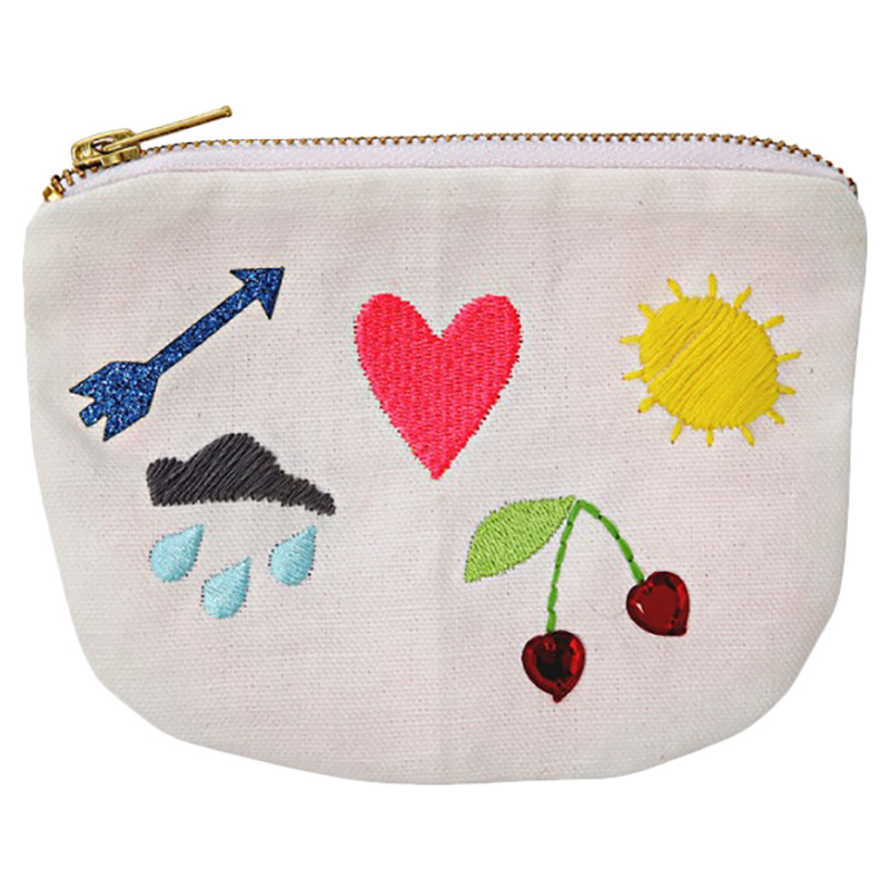 BAGS, POUCHES + PURSES - PLUSH HEART BAG MERI MERI