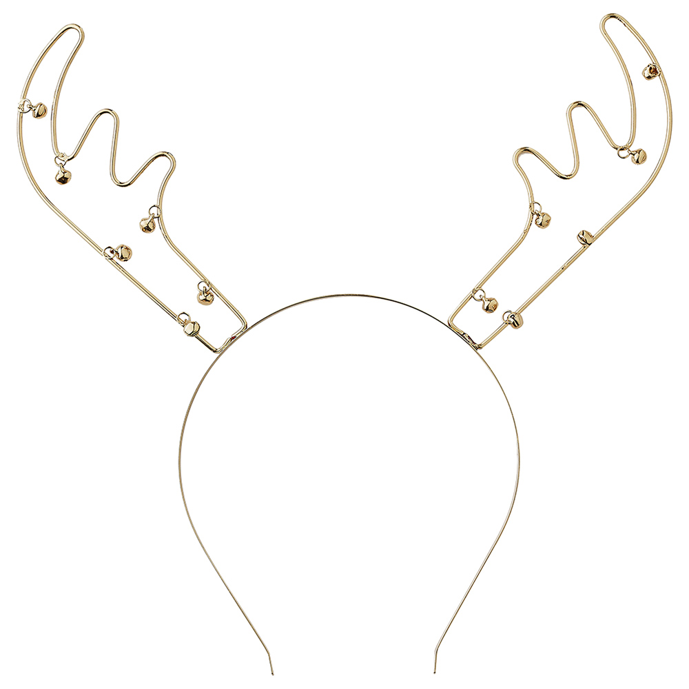 Gold reindeer clearance headband