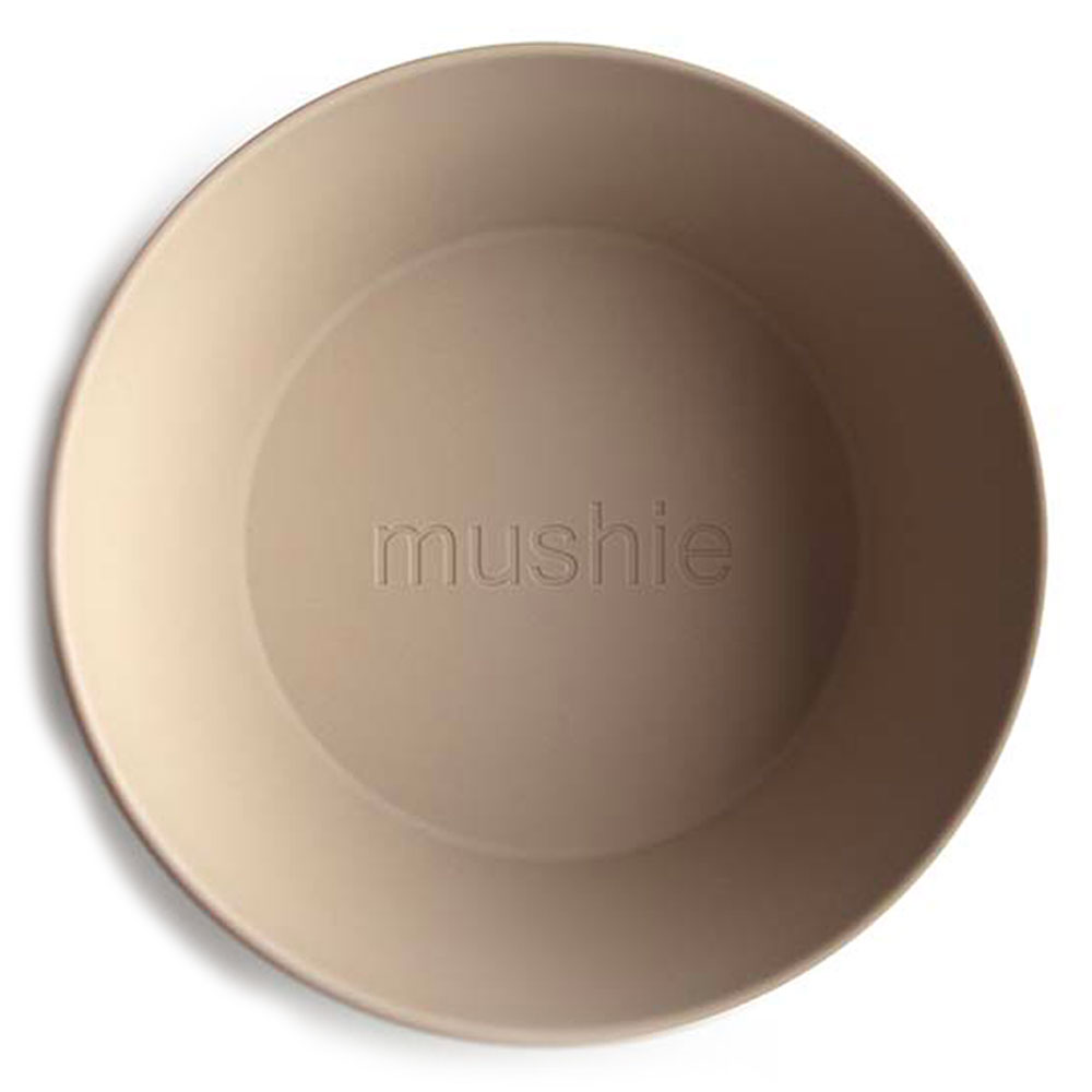 Mushie - Dinner Bowl Round - Vanilla | Buy At Best Price From Mumzworld