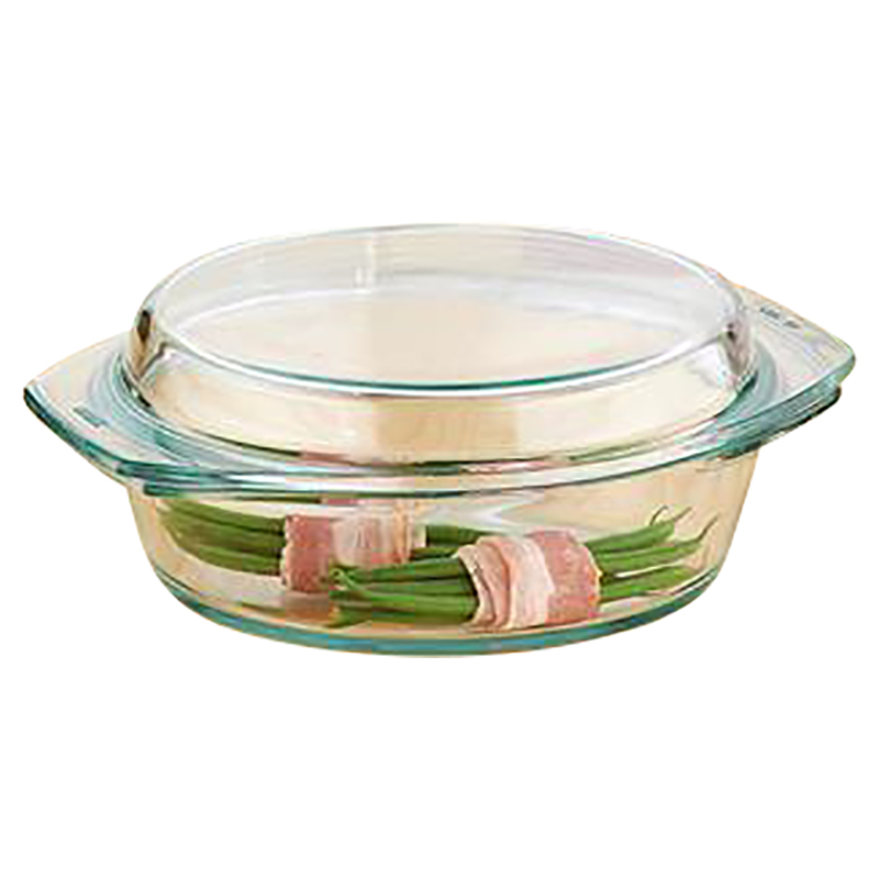 Simax Round Casserole W Lid 2 And 0 9l Clear