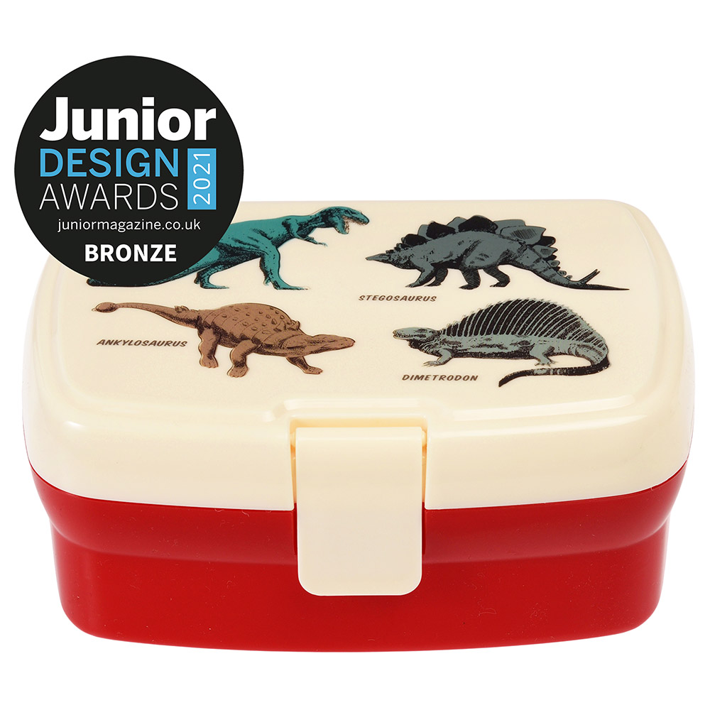 Rex London - Lunch Box w/ Tray & 2 Compartments - Prehistoric Land