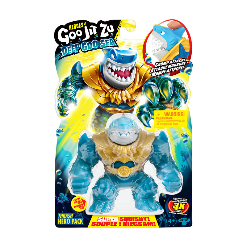 Heroes Of Goo Jit Zu - Deep Goo Sea Thrash Hero Pack