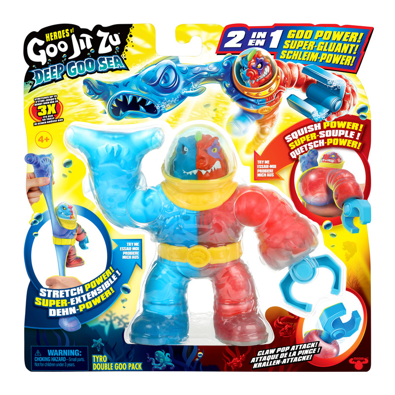 Heroes Of Goo Jit Zu - Deep Goo Sea Tyro Double Goo Pack