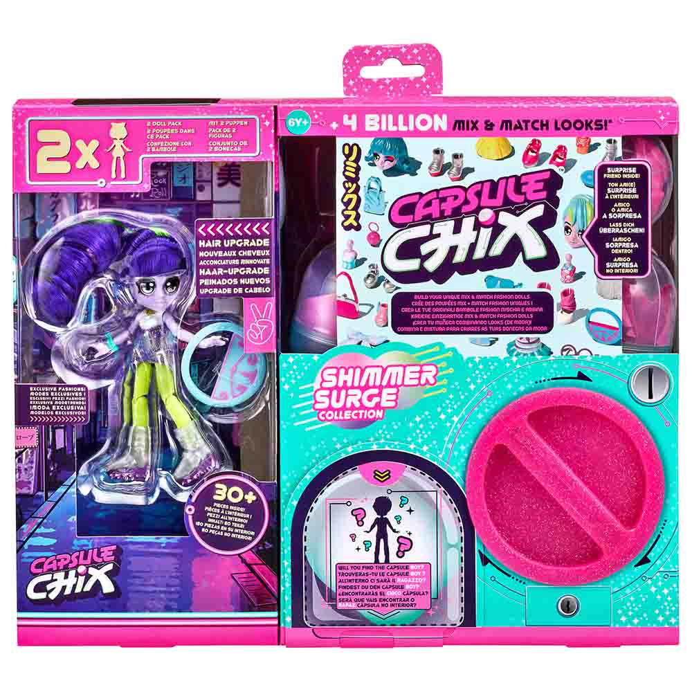 Capsule Chix - Shimmer Surge Besties Pack - Purple Hair | Buy at Best ...