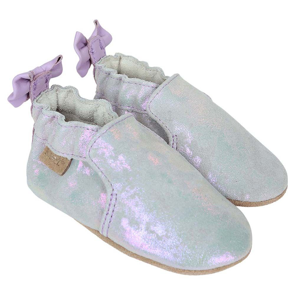 Robeez Pretty Pearl Soft Soles Silver