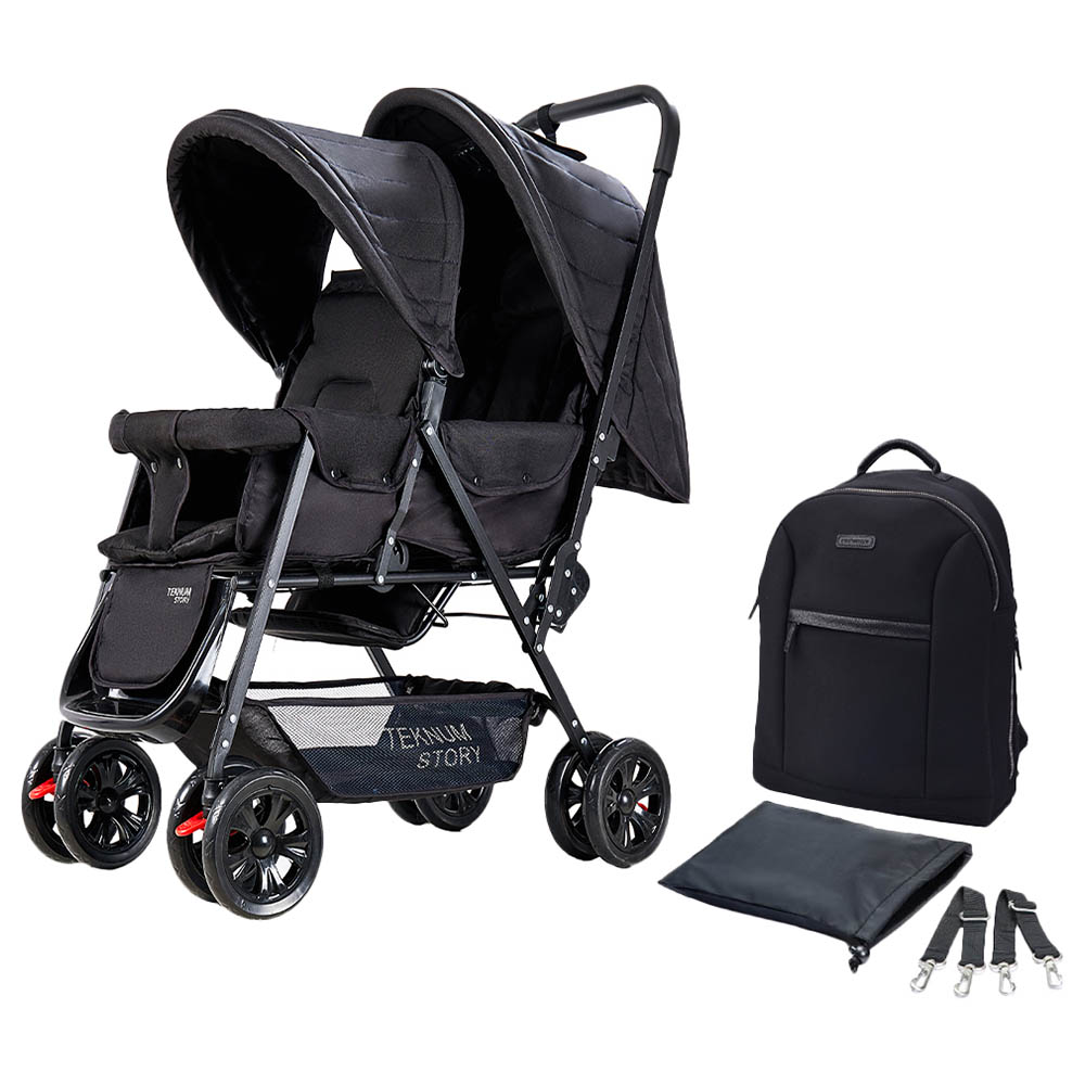 Double shop stroller combo