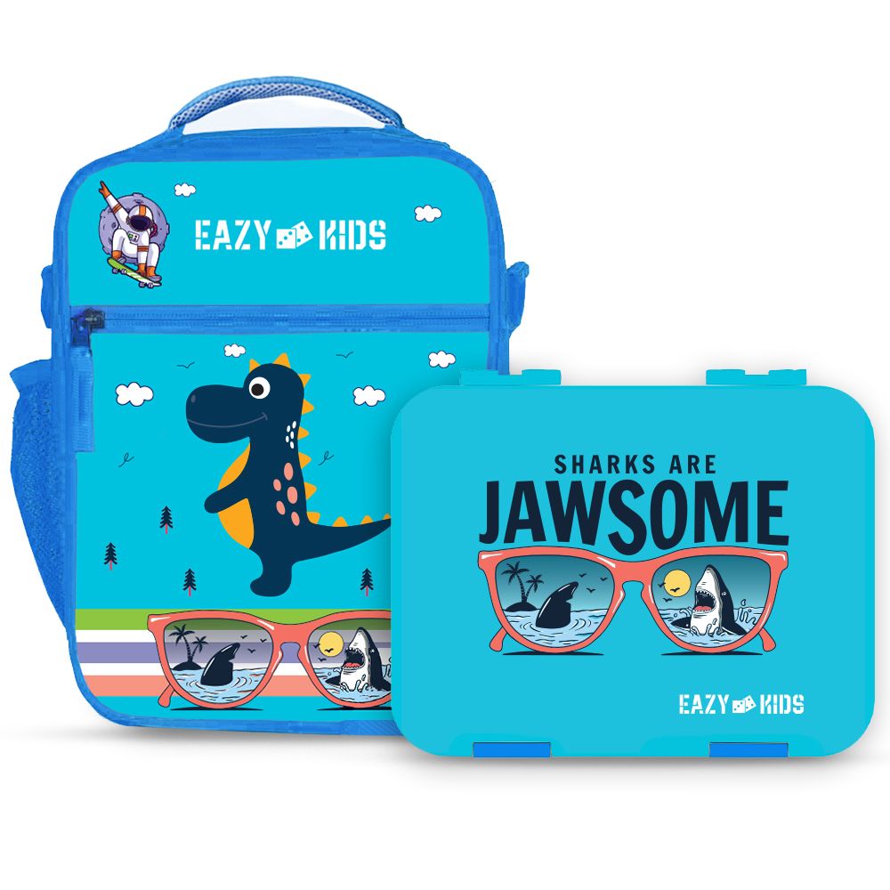 Shark Zoo Insulated Kids Lunch Bag