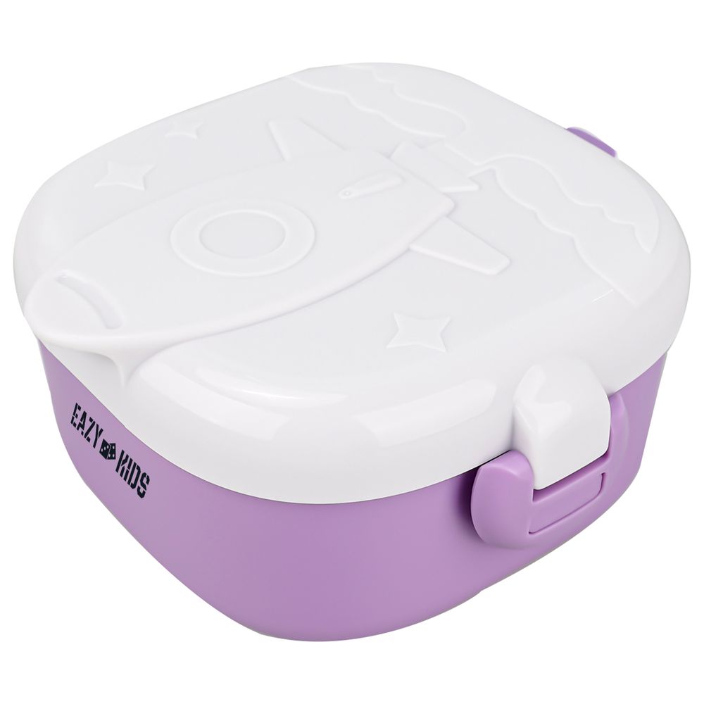 Eazy Kids - Rocket Lunch Box Meal Set 600ml - Purple