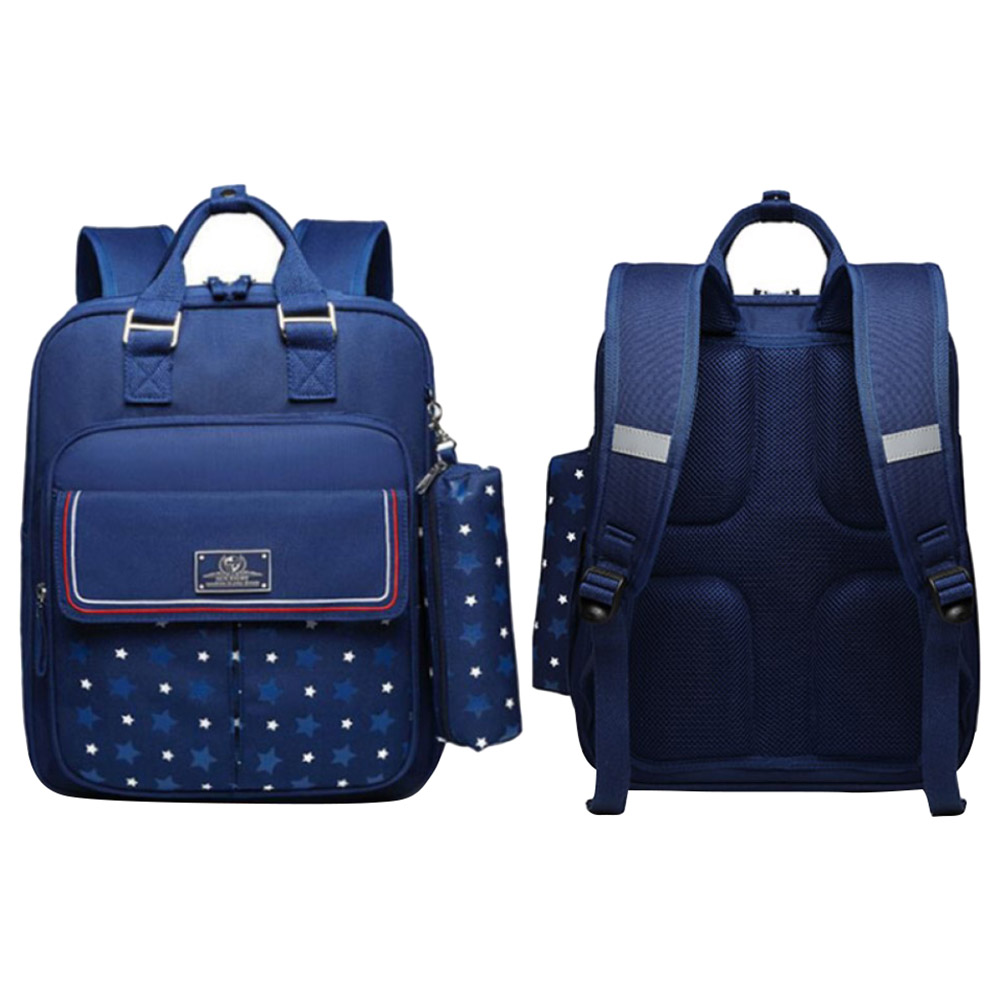 Eazy Kids - Star Kids School Bag with Pencil Case - Star Navy | Buy at ...