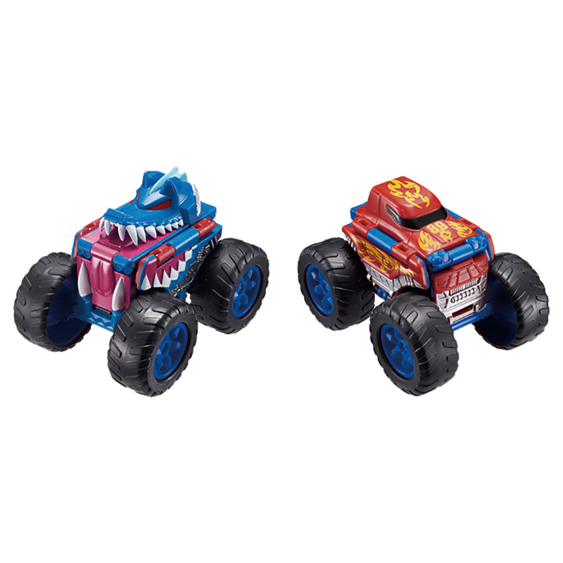 Transracers - 2-In-1 Flip Vehicle - Monster Wolf Truck