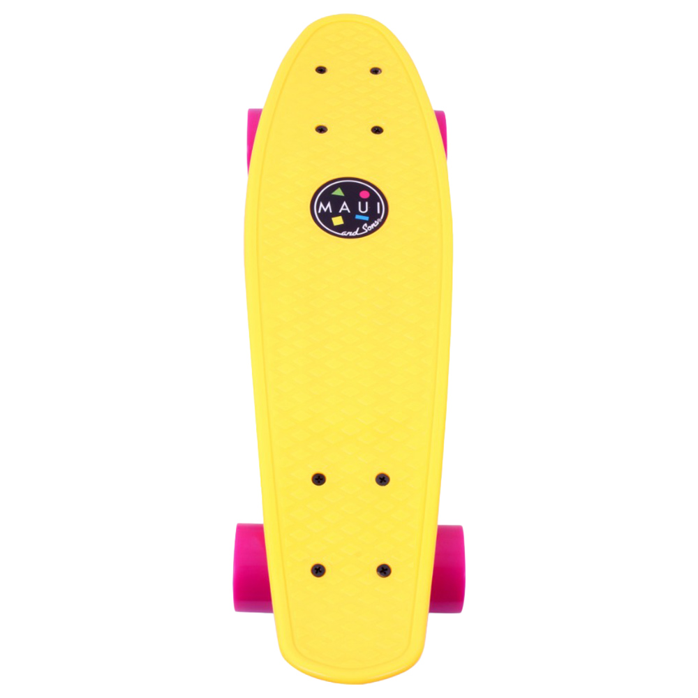 Maui and Sons - Maui Cookie Skateboard 22-inch - Yellow | Buy at Best ...