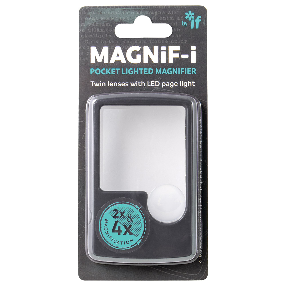 MAGNiF-i Large Dual Focus Magnifier, Hand Held Magnifier