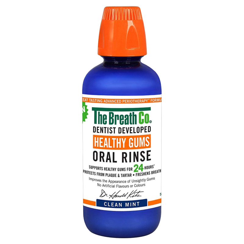 The Breath Co - 24-Hour Fresh Breath Oral Rinse - Clean Mint