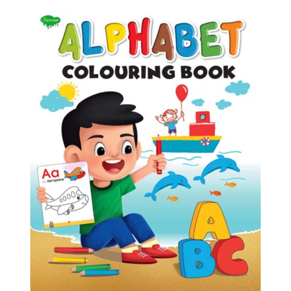 Sawan Alphabets Colouring Book | Buy at Best Price from Mumzworld