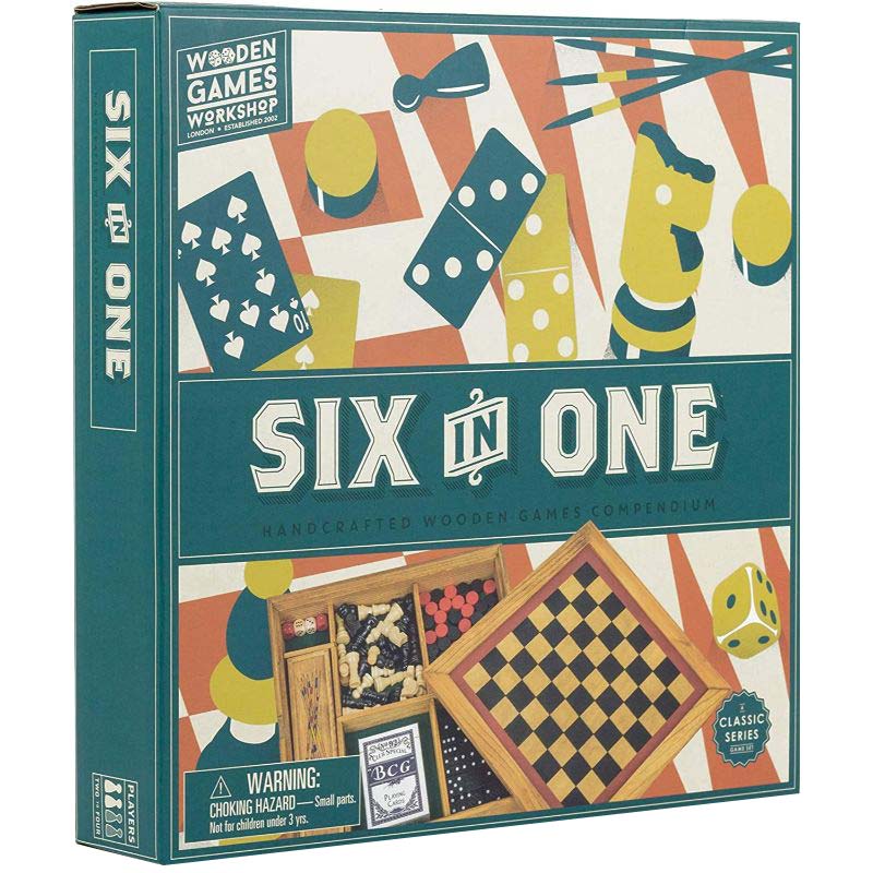 Professor Puzzle - Six In One Compendium Wooden Game Set | Buy at Best ...