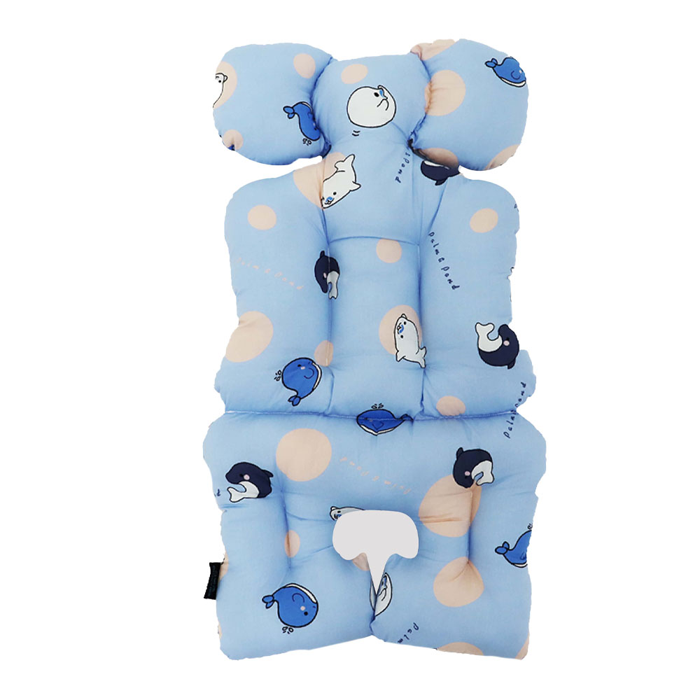 Palm Pond Baby Stroller Liner Car Seat Pad Blue