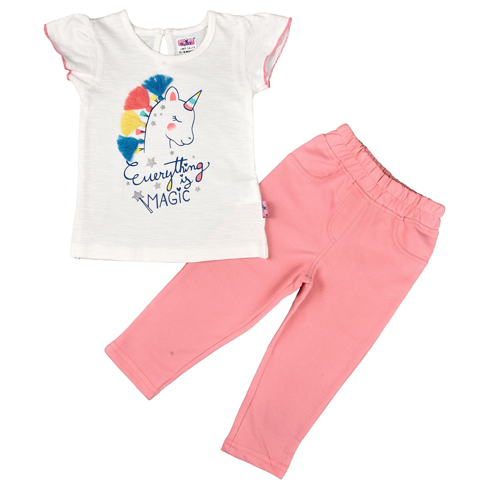 Baby hot sale joggers girl